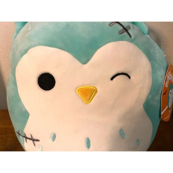 Squishmallows WINSTON Halloween Owl PJs Treat Pail Ultra soft Plush 10.5x11x11.5 - Picture 5 of 9